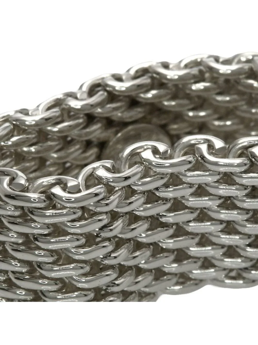 Tiffany & Co Somerset Mesh Ring Silver